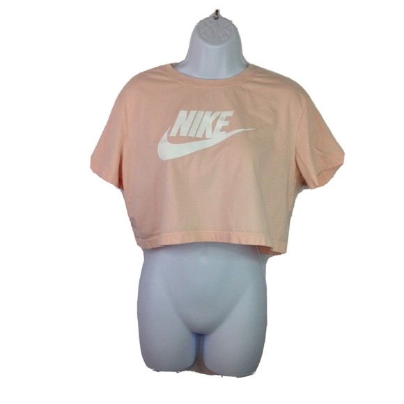 Nike Tops - Nike Shirt Crop Top Short Sleeve Tee Cropped Adult Size S